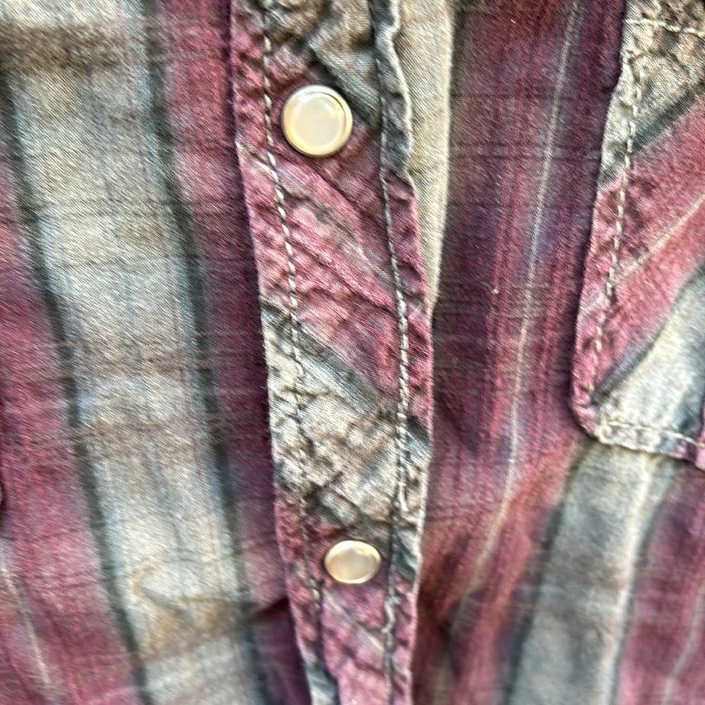 Chalc unisex flannel button down shirt xxl 100 cotton - Picture 7 of 9